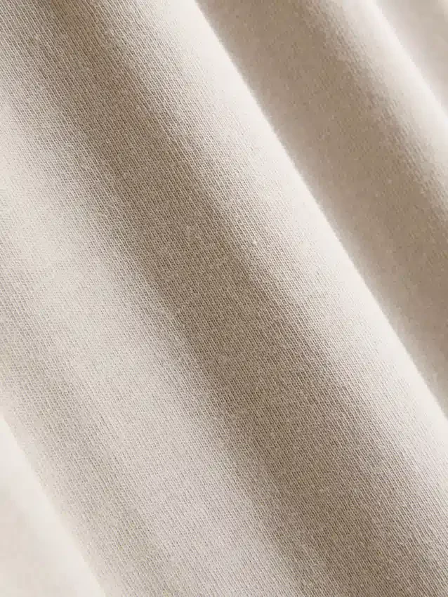Casual joggingbroek met wijde pijpen van katoen