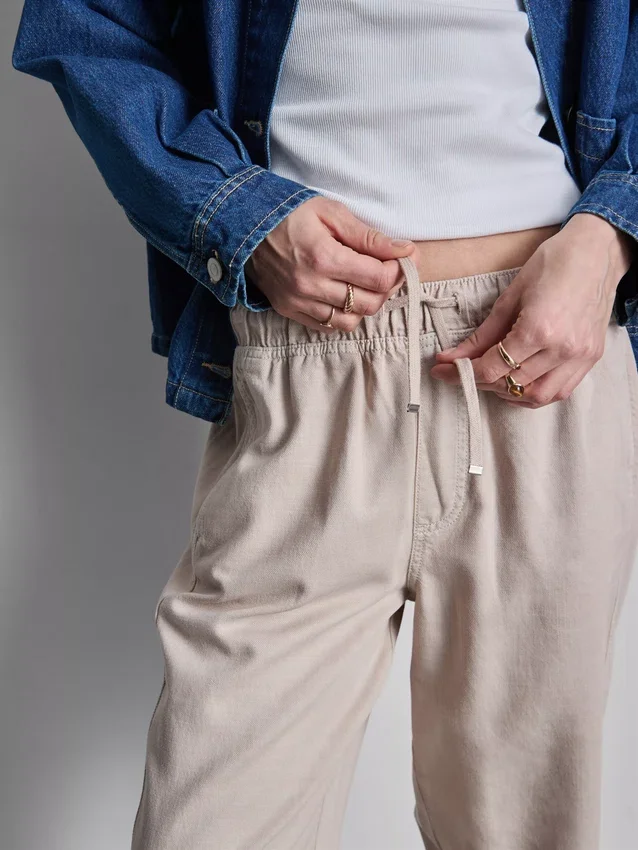 Casual joggingbroeken van katoenmix