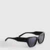 Cat-eye-zonnebril met studs