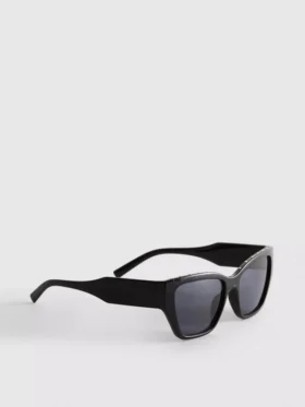Cat-eye-zonnebril met studs