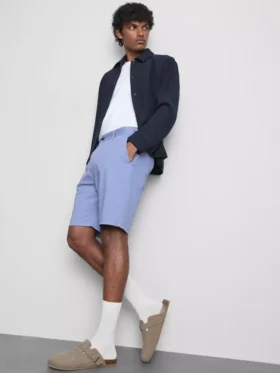 Chino-short met hoog katoengehalte
