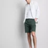 Chino-short met hoog katoengehalte