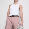 Chino-short met hoog katoengehalte