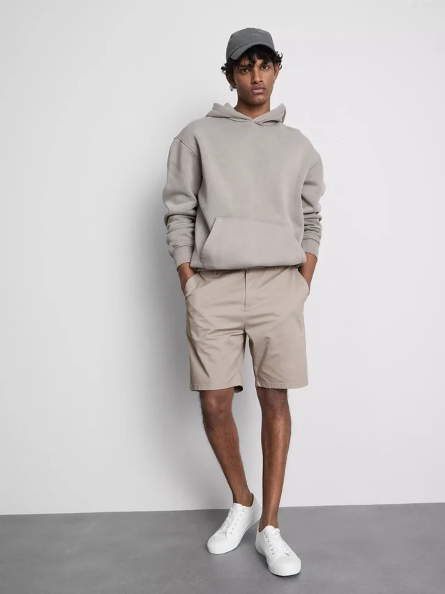 Chino-short met hoog katoengehalte