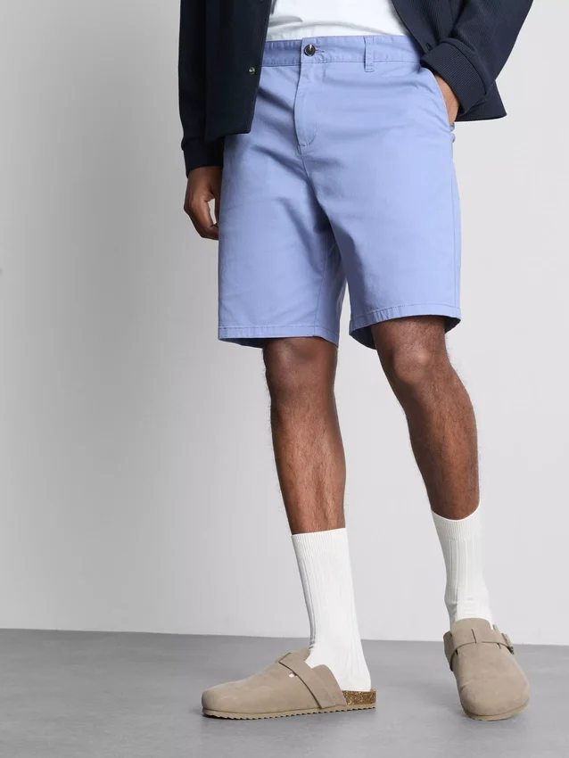 Chino-short met hoog katoengehalte