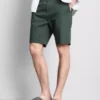 Chino-short met hoog katoengehalte