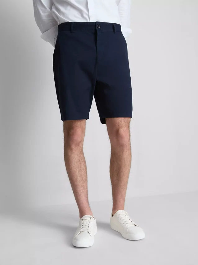 Chino-short met hoog katoengehalte