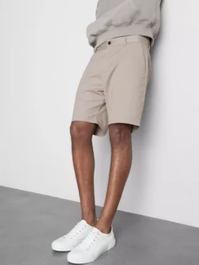 Chino-short met hoog katoengehalte
