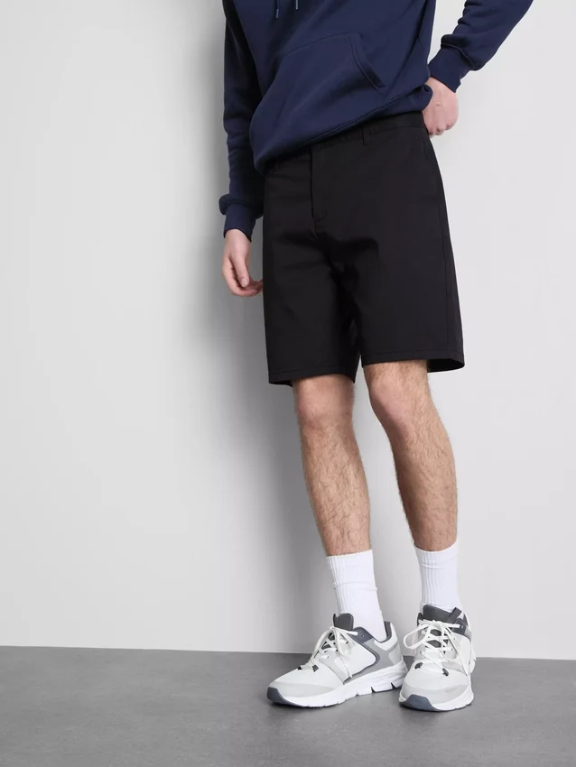 Chino-short met hoog katoengehalte
