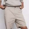 Chino-short met hoog katoengehalte
