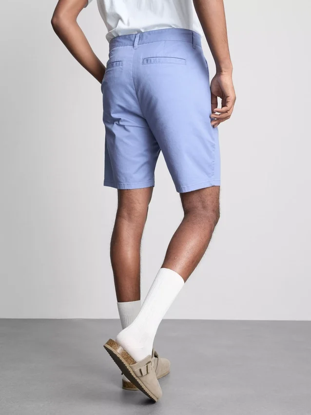 Chino-short met hoog katoengehalte