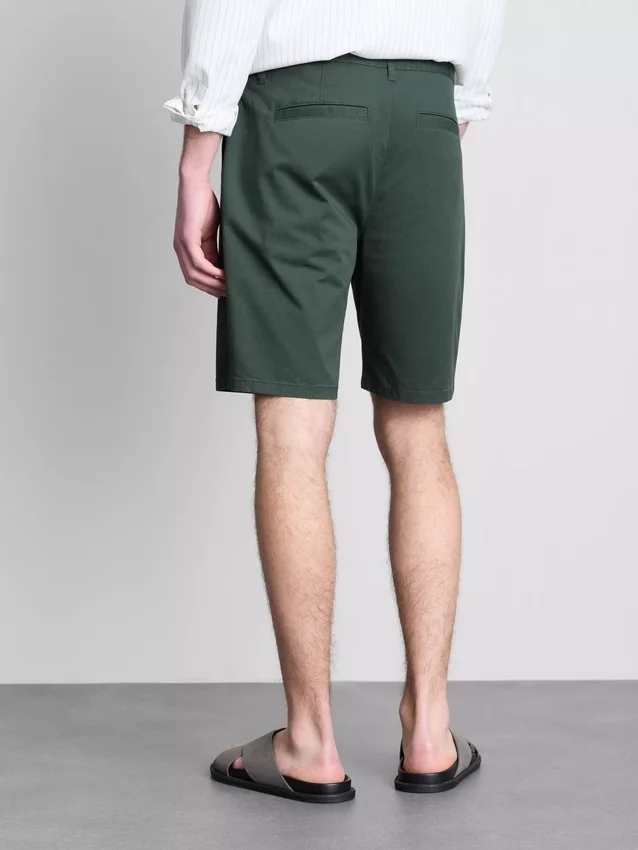 Chino-short met hoog katoengehalte