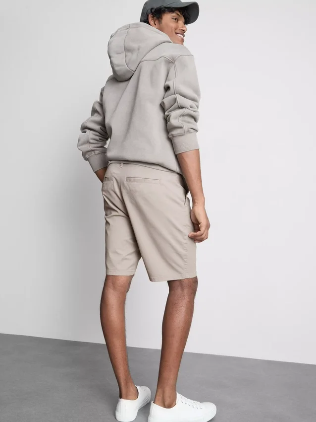 Chino-short met hoog katoengehalte