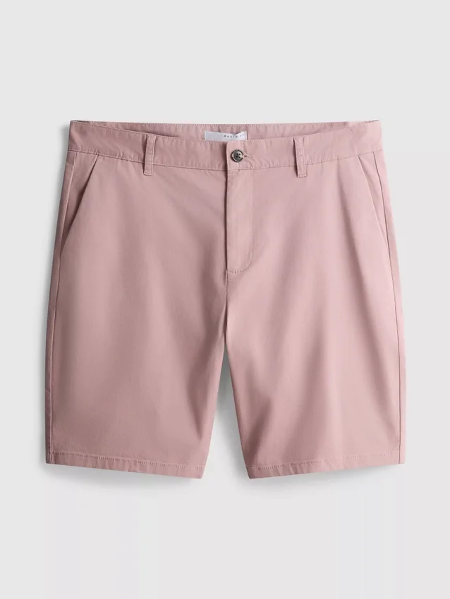 Chino-short met hoog katoengehalte