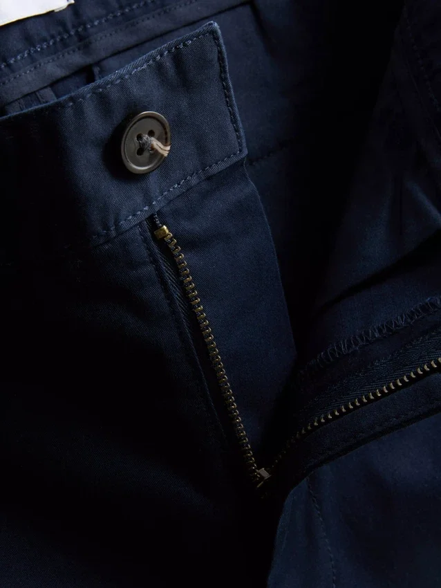 Chino-short met hoog katoengehalte