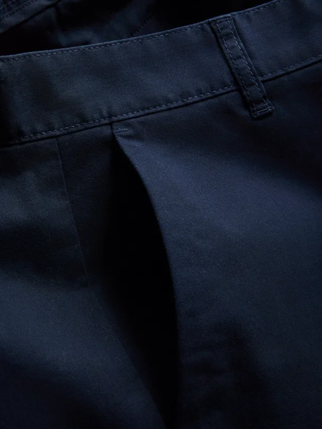 Chino-short met hoog katoengehalte