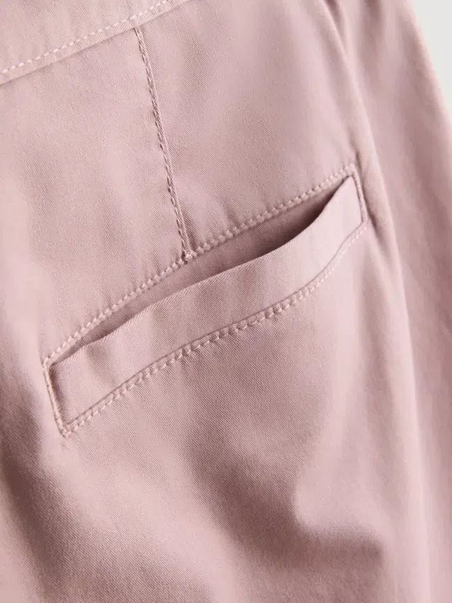 Chino-short met hoog katoengehalte