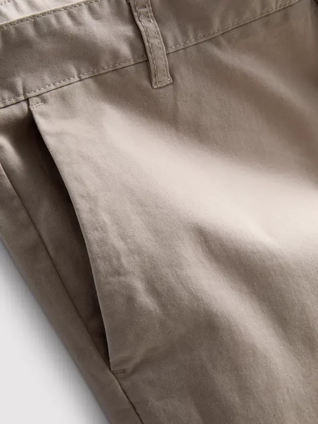 Chino-short met hoog katoengehalte