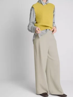 Chique broek met wijde pijpen