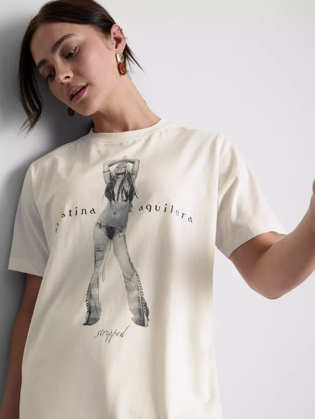 Christina Aguilera katoenen muziek-T-shirt