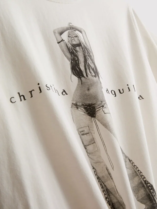 Christina Aguilera katoenen muziek-T-shirt