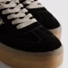 Chunky sneakers met luipaardprint en rubberen zool