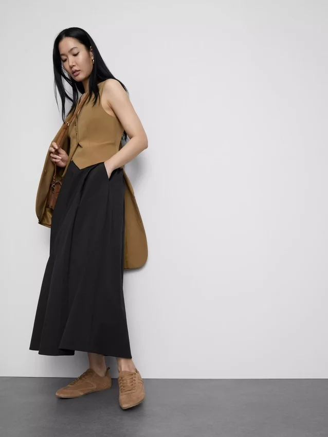 Cirkelvormige maxi-rok