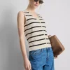 Compact gebreid vest