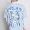Coral Resort T-shirt met korte mouwen