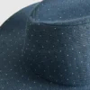 Cowboyhoed van denim met studs