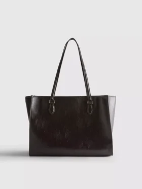 Crackle-tas van imitatieleer
