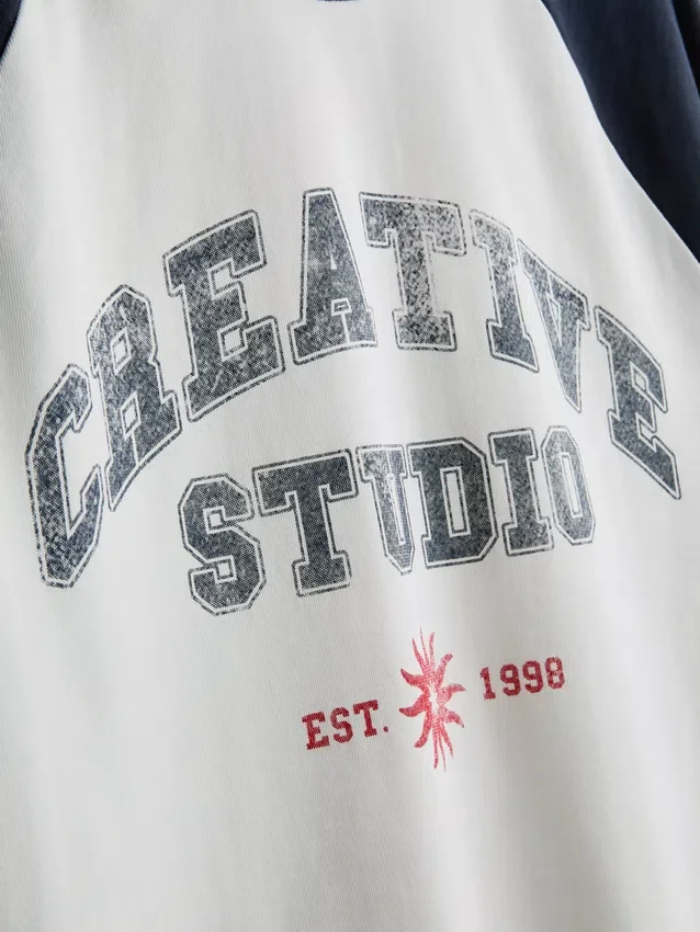 Creative Studio raglan-T-shirt