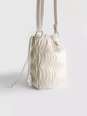 Crossbody-tas met ruches