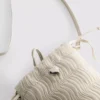 Crossbody-tas met ruches