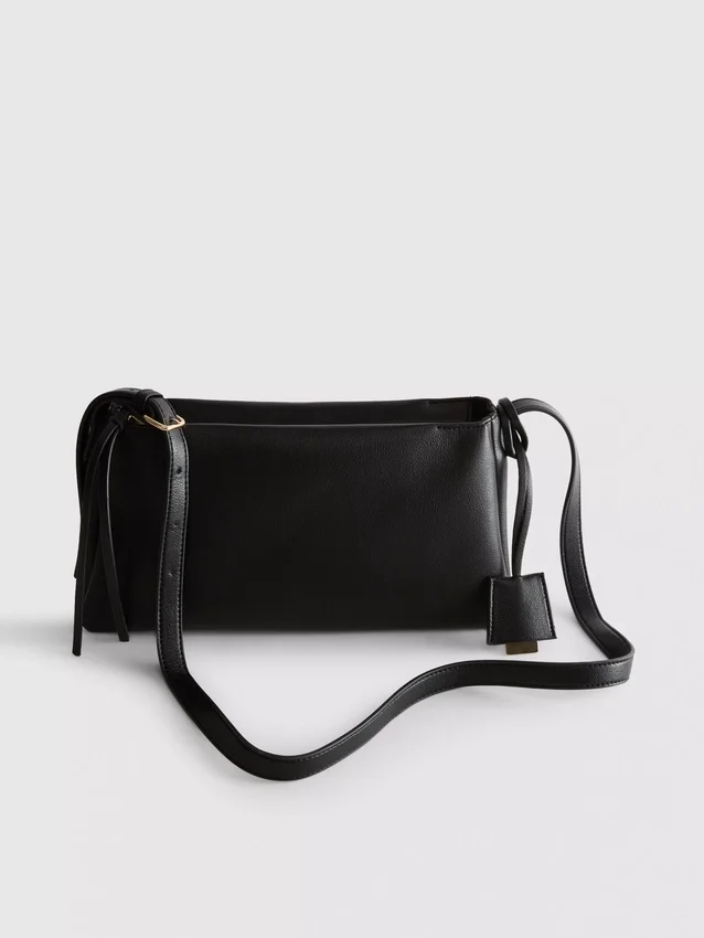 Crossbodytas met dubbele inzetstukken