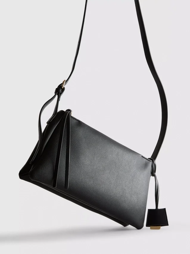 Crossbodytas met dubbele inzetstukken