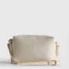 Crossbodytas met geweven effect