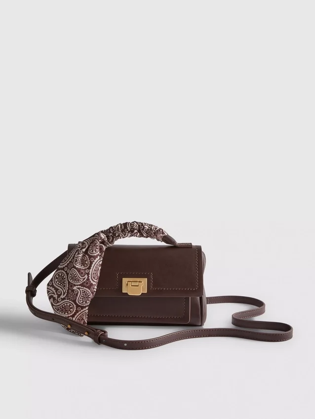 Crossbodytas met sjaaldetail