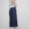 Culotte-Jeans met wijde pijpen