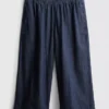 Culotte-Jeans met wijde pijpen