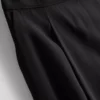 Culottebroek met middelhoge taille en wijde pijpen