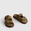 De Edit sandalen met dubbele gesp