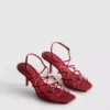 De 'Edit'-sandalen met gevlochten stilettohakken