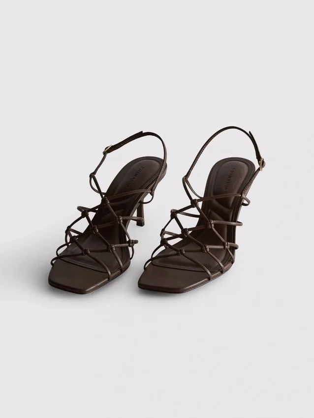 De 'Edit'-sandalen met gevlochten stilettohakken