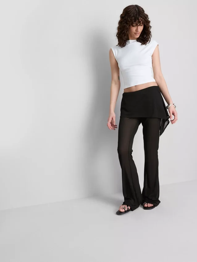 De Primark-look | mesh-rok over een broek