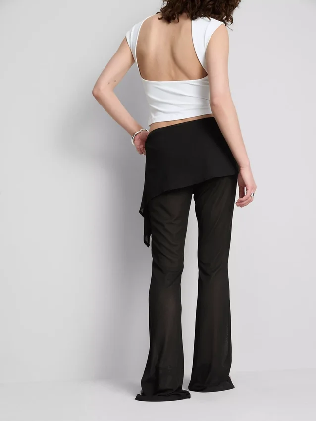 De Primark-look | mesh-rok over een broek