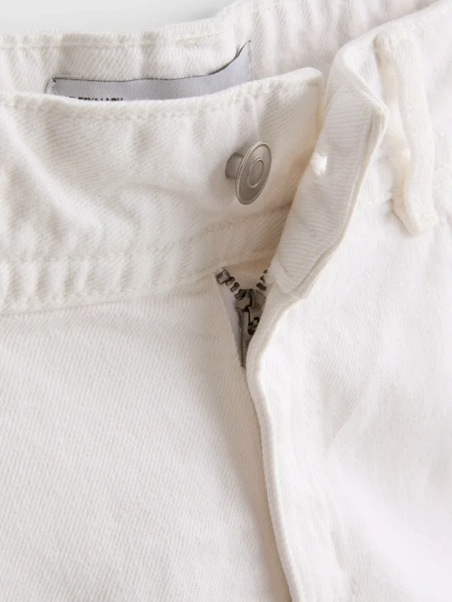 De Primark-scène | katoenen denim micro-Shorts
