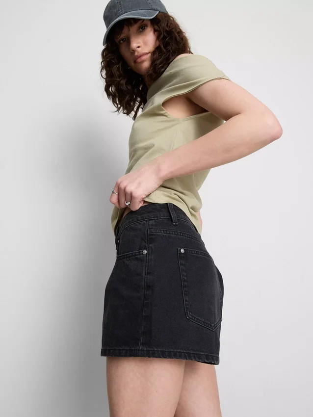 De Primark-scène | katoenen denimshorts
