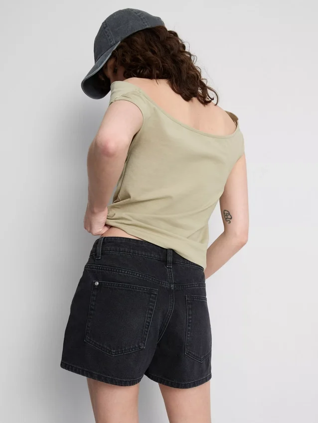 De Primark-scène | katoenen denimshorts