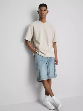 Denim cargoshort